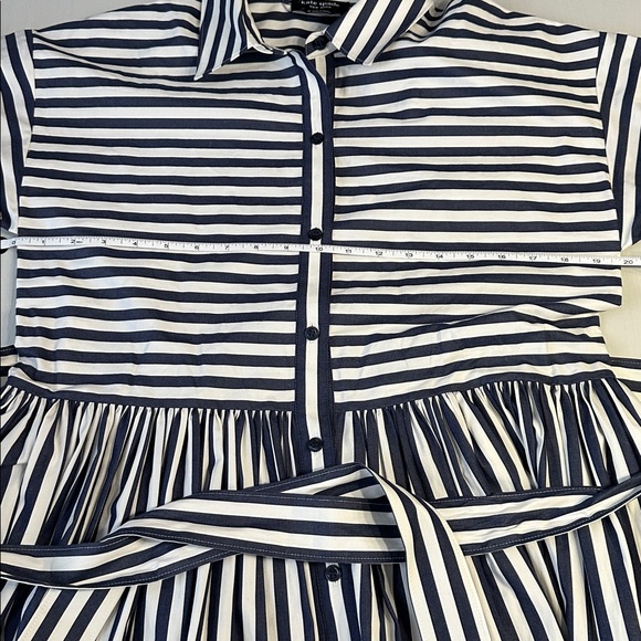 Kate Spade Striped Midi Shirt Dress - Picture 9 of 12